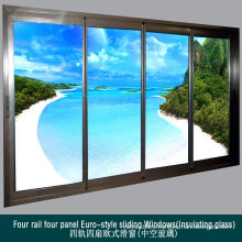 Household Insulation Aluminum Swing Landscape Window